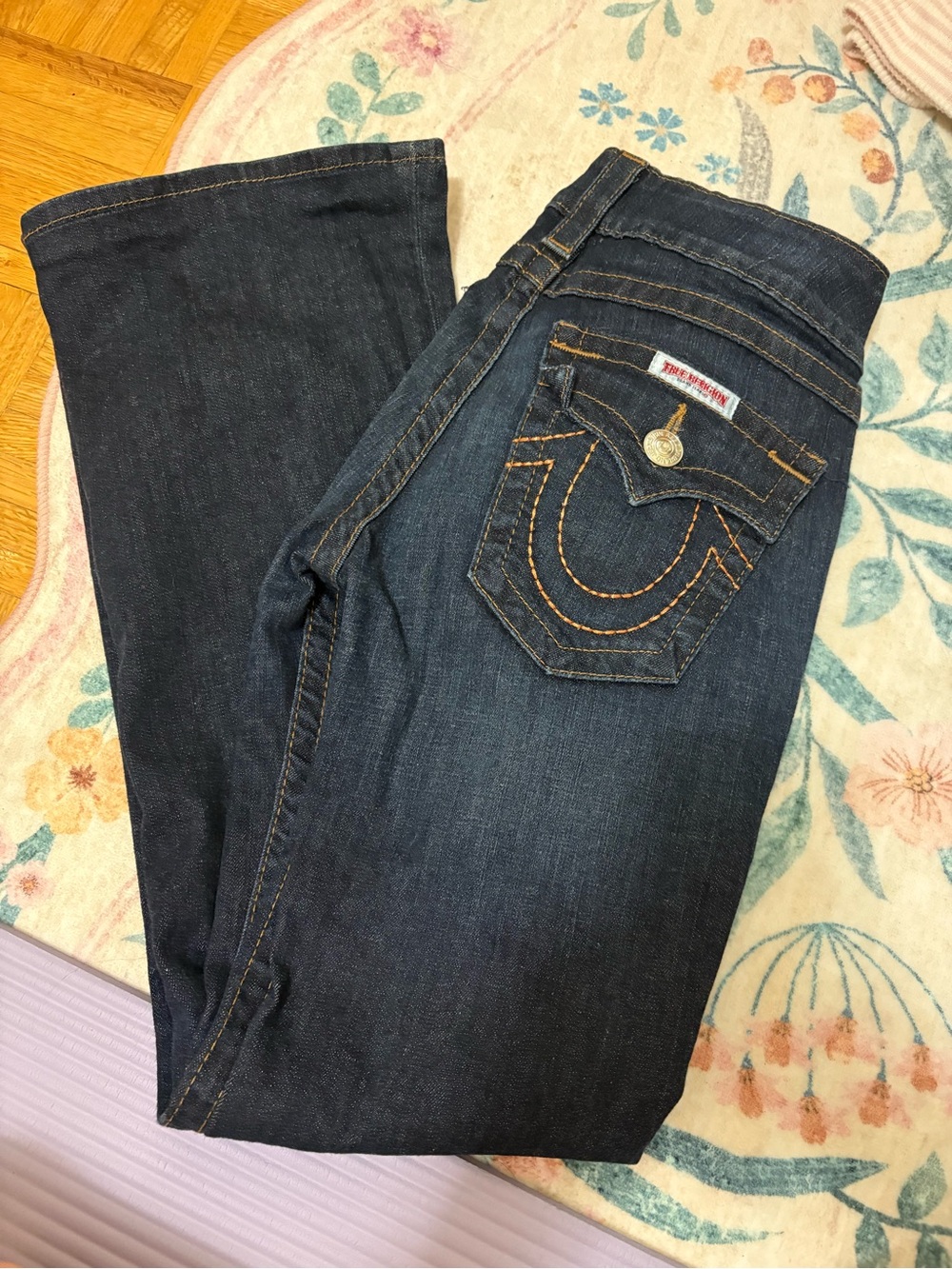 Fred Perry Women's Dark Blue Bootcut Jeans